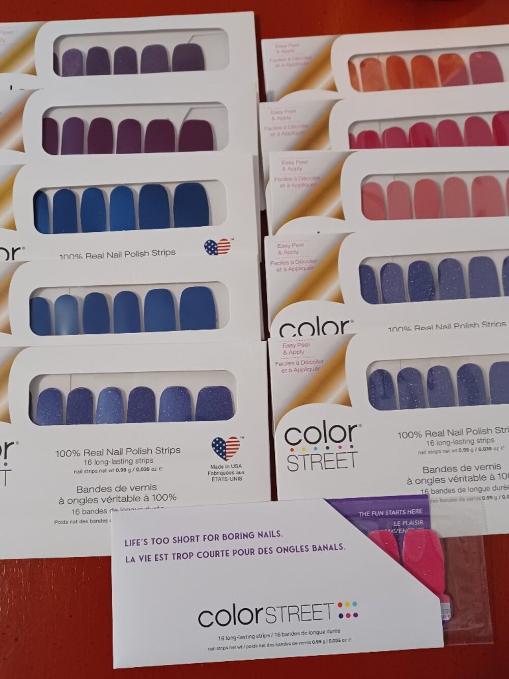 Color Street Nail Polish Strips Qty 11